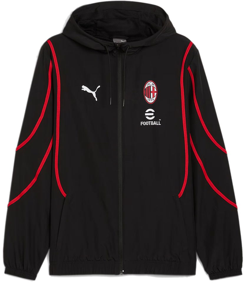 Куртка Puma AC Milan Prematch Woven Jacket чорний | 777716-04