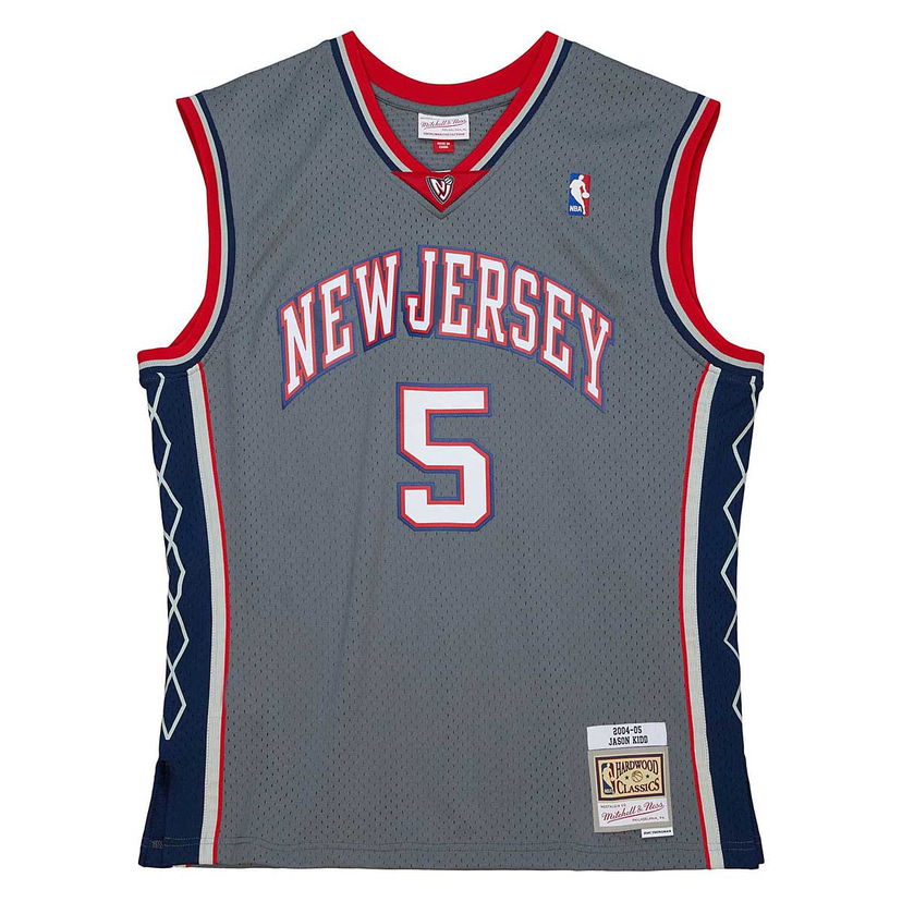 Джерсі Mitchell & Ness New Jersey Nets 2004 Alternate Swingman Jersey Jason Kidd Mitchell & Ness Сірий | SMJY5673-NJN04JKIGREY
