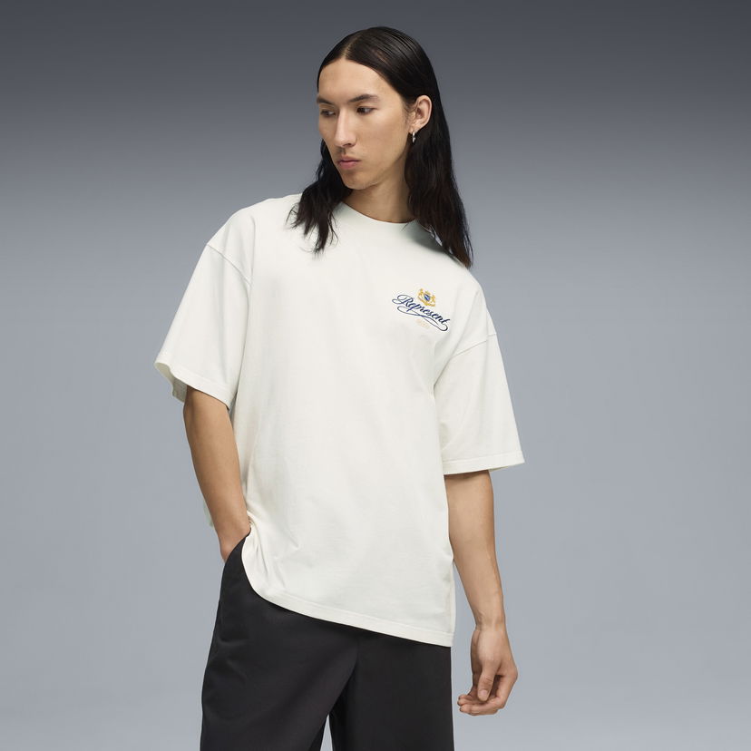 Футболка Puma PUMA x REPRESENT Oversized Printed T-Shirt бежевий | 632544_31