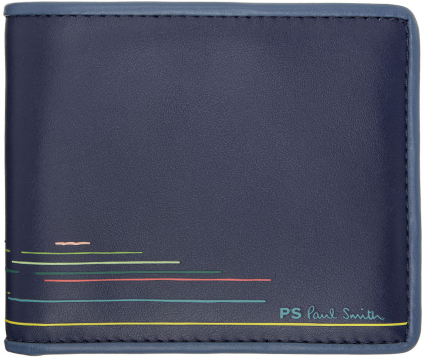 Гаманець Paul Smith PS Paul Smith Bifold Wallet темно-синій | M2A-7675-MFREPI-49-0