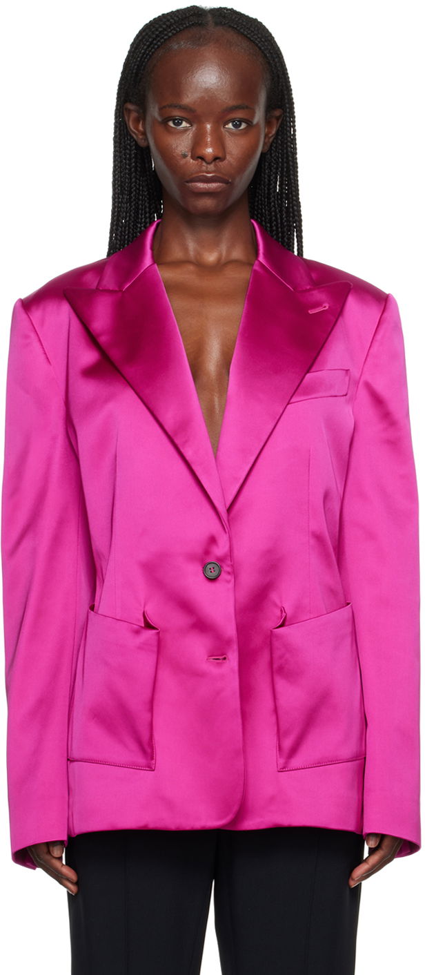 Куртка Tom Ford TOM FORD Relaxed-Fit Blazer Рожевий | GI2953-FAX945