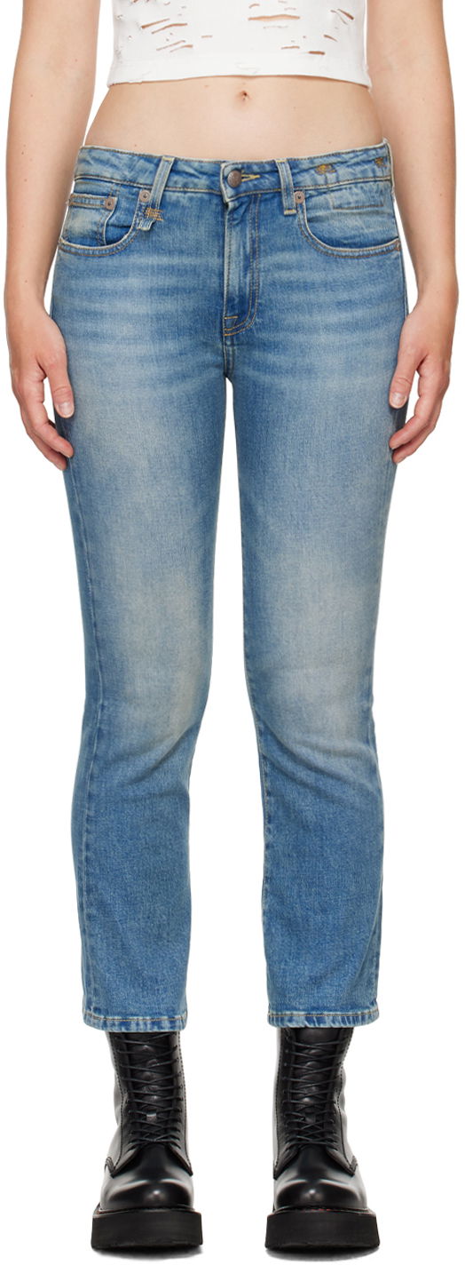 Джинси R13 R13 Kick Fit Jeans Синій | R13W0009-143