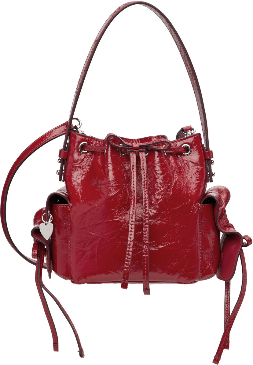 Сумочка Acne Studios Acne Studios Multipocket Mini Bucket Bag Червоний | A10467-