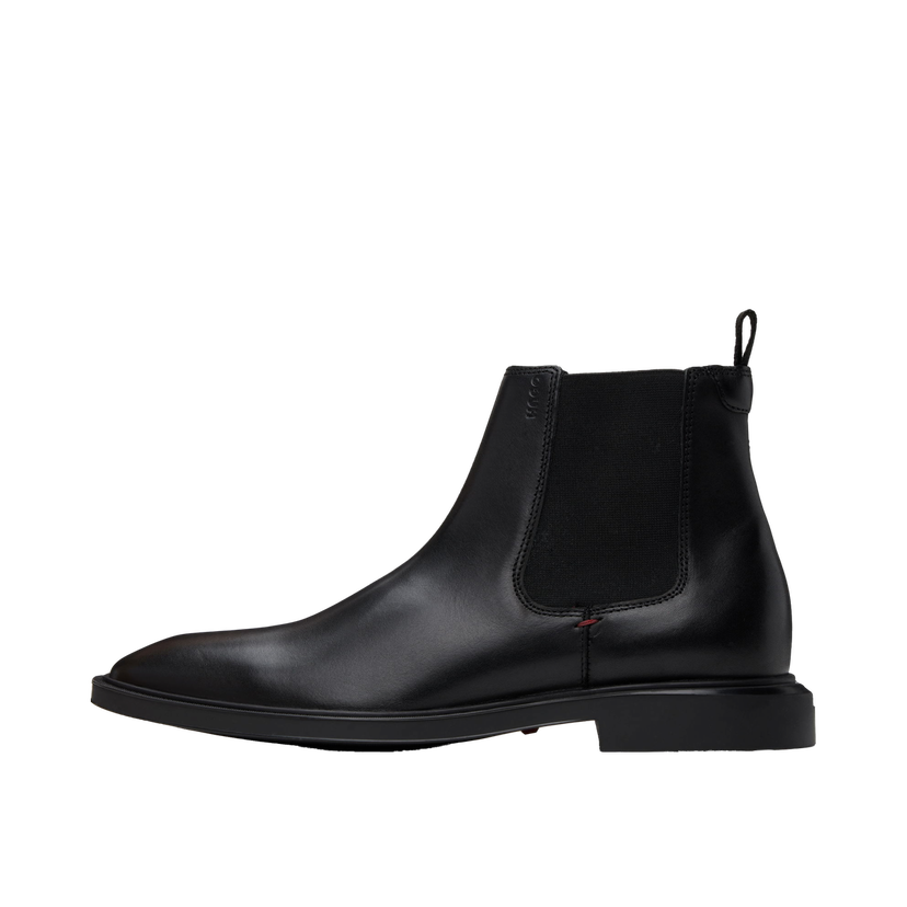 Кросівки та взуття BOSS Leather Chelsea Boots чорний | 50529072