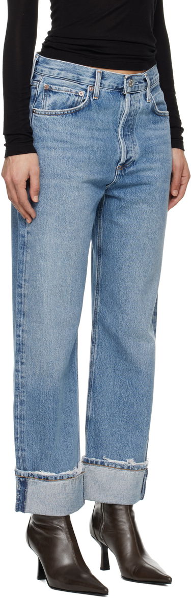 Джинси AGOLDE AGOLDE Fran Low Slung Straight Jeans Синій | A9157-1141, 1