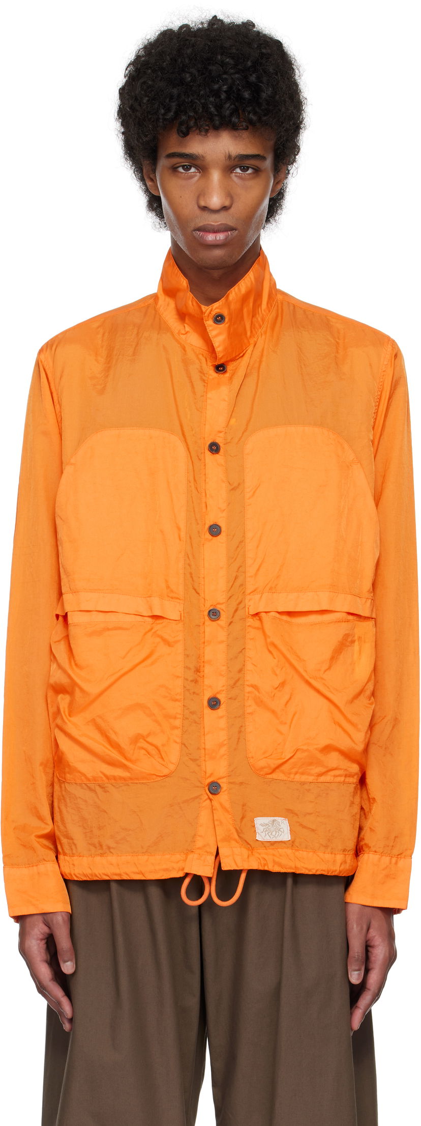 Сорочка Ranra RANRA Epitome Nylon Ripstop Long Sleeve Shirt Помаранчевий | AMSS25LS01519