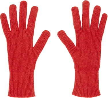 Рукавички Baserange Baserange Ribbed Knit Gloves Червоний | ACRG-RC-AU25, 0