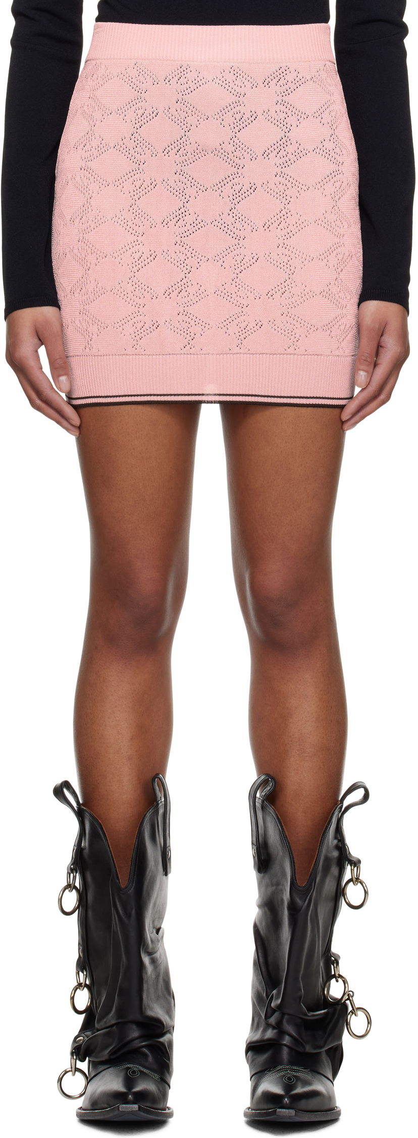 Спідниця AMIRI AMIRI 'MA' Quad Miniskirt Рожевий | AWKNKR1015