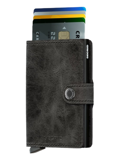 Гаманець Secrid Miniwallet Vintage чорний | MV-BLACK