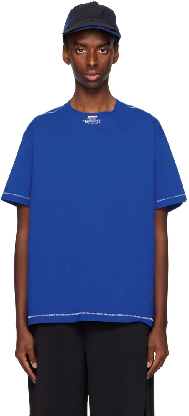 Футболка ADER ERROR Printed T-Shirt Синій | BN01SSTS0103BL