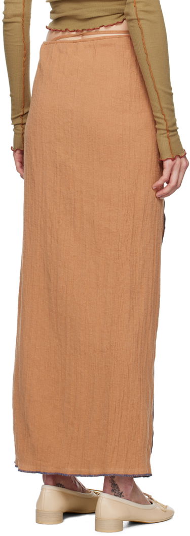 Спідниця Baserange Maxi Skirt with Front Slits бежевий | SKSKW-CL-AU24, 2