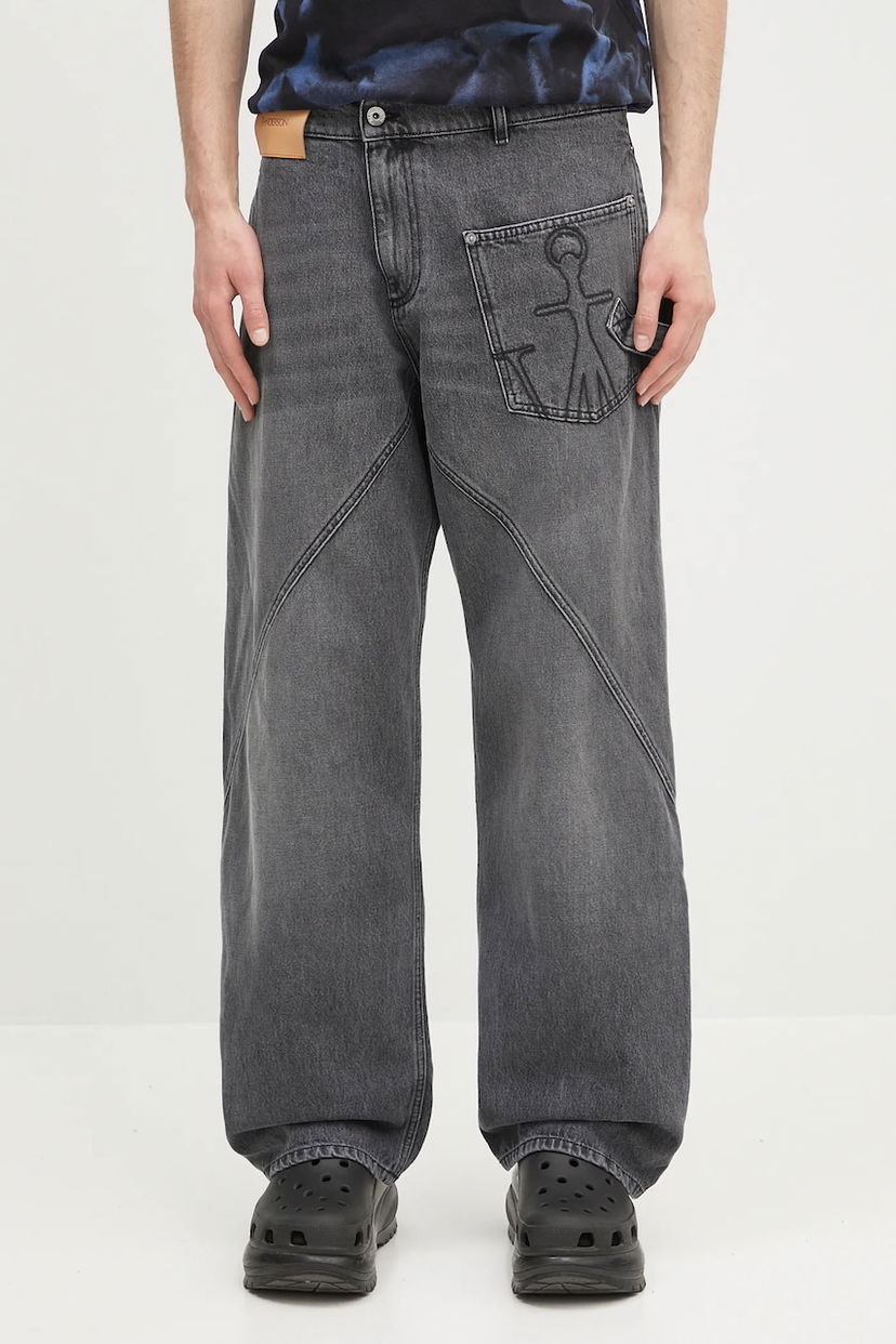 Джинси JW Anderson JW Anderson Twisted Workwear Jeans Сірий | DT0110.PG1745.929