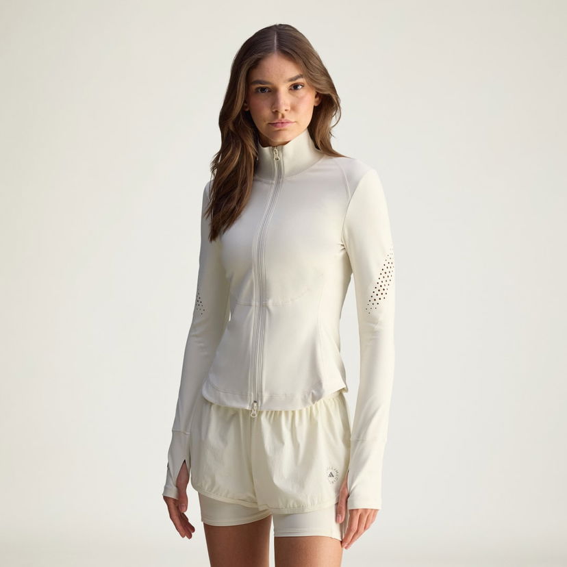 Куртка adidas Performance adidas by Stella McCartney Full-Zip Long Sleeve Training Mid-Layer білий | JM1397