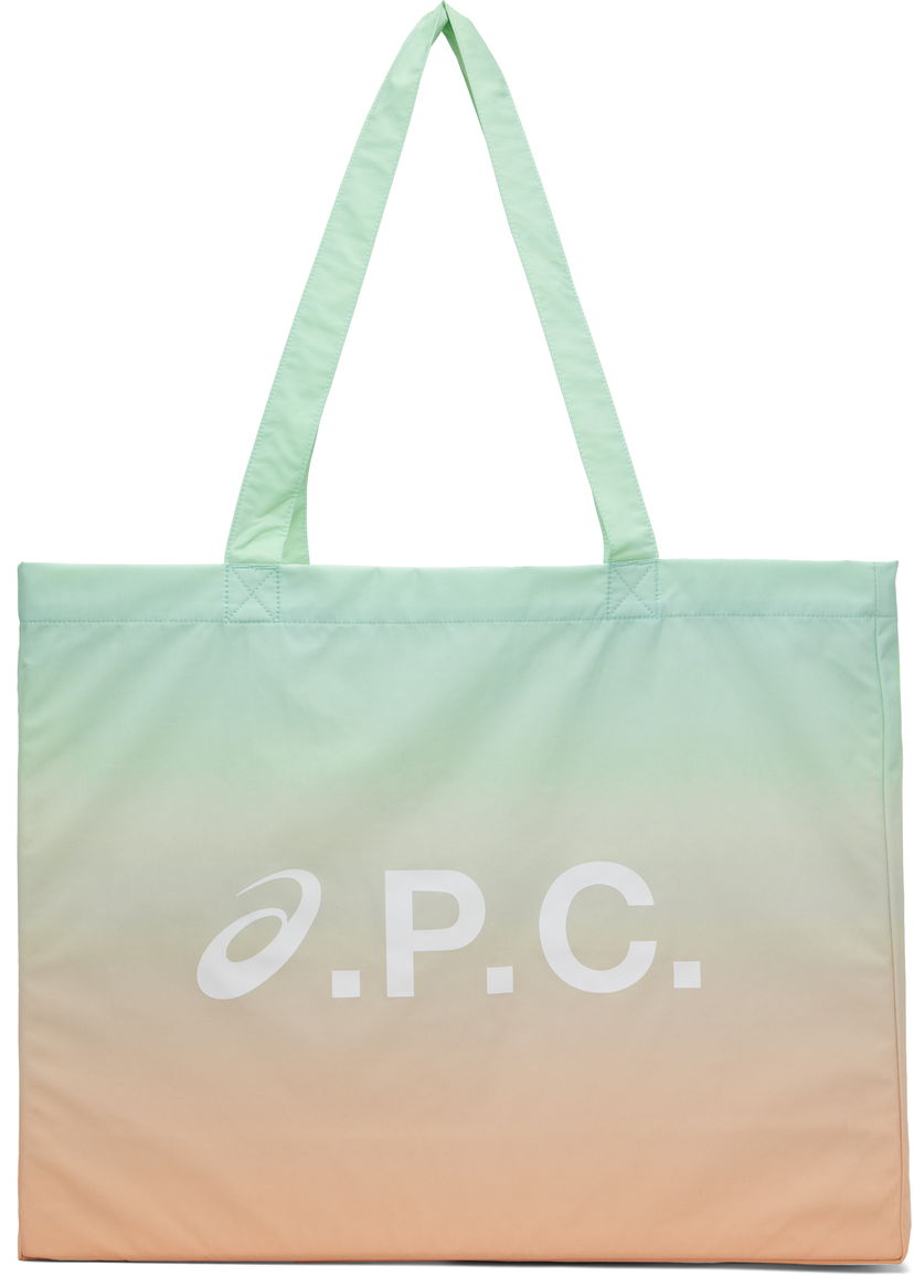 сумка-тоут A.P.C. A.P.C. ASICS Edition Diane Tote Bag Зелений | PSAKO-M67002