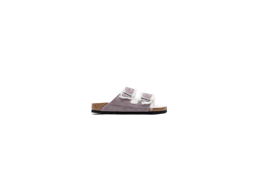 Кросівки та взуття Birkenstock Birkenstock Arizona Shearling Narrow Fit Sandals Фіолетовий | 1028062