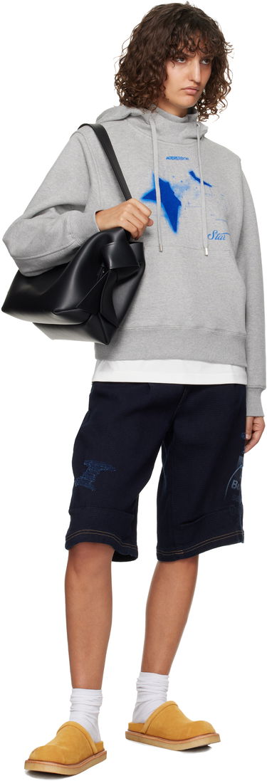 Світшоти ADER ERROR Star Print Hoodie Сірий | BN01FWHD0103GR, 3