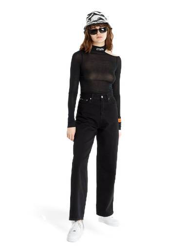 Футболка HERON PRESTON Cut Shoulder Mockneck Ctnmb чорний | HWAB023S22JER0011001