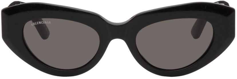 Сонцезахисні окуляри Balenciaga Black Rive Gauche Cat чорний | BB0236S-001