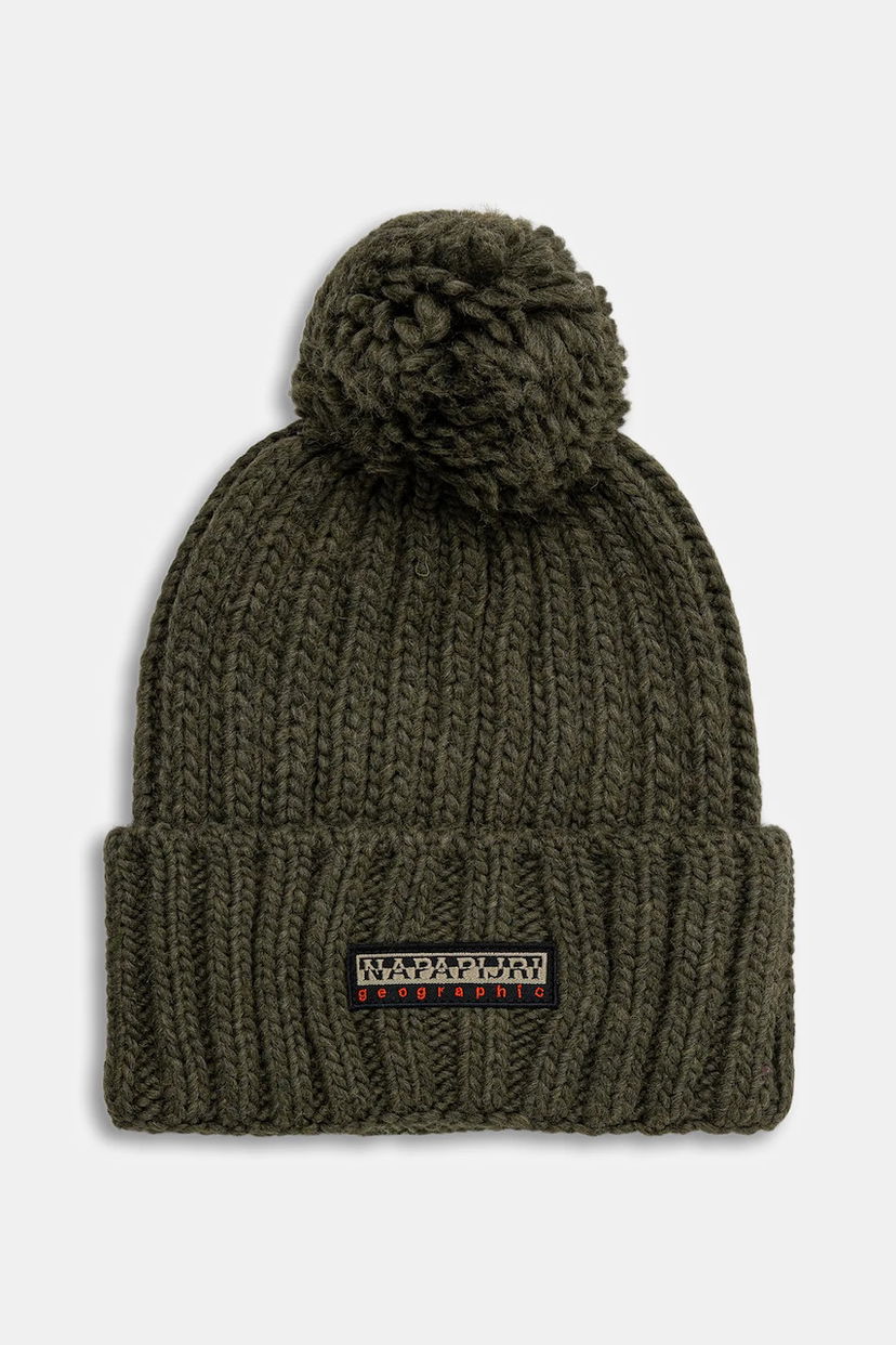 Шапка Napapijri Napapijri Fea 2 Wool Blend Beanie Зелений | NP0A4GKAG0A1