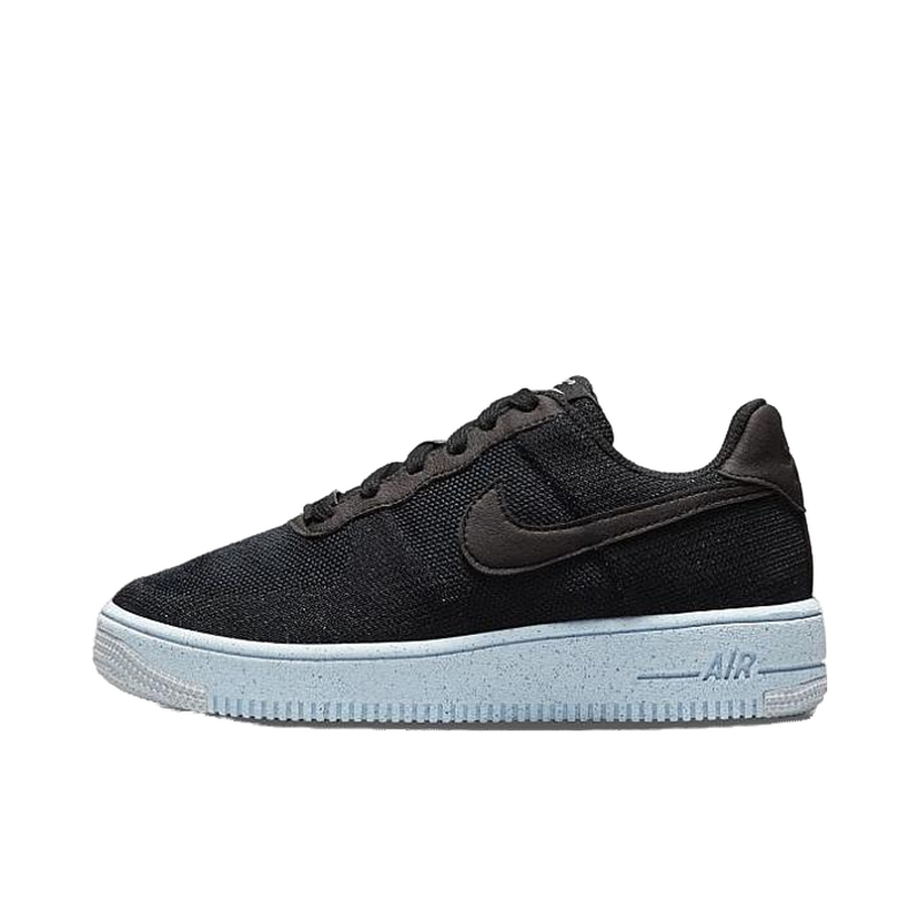 Кросівки та взуття Nike Air Force 1 Crater Flyknit "Black Chambray Blue" GS чорний | dh3375-001