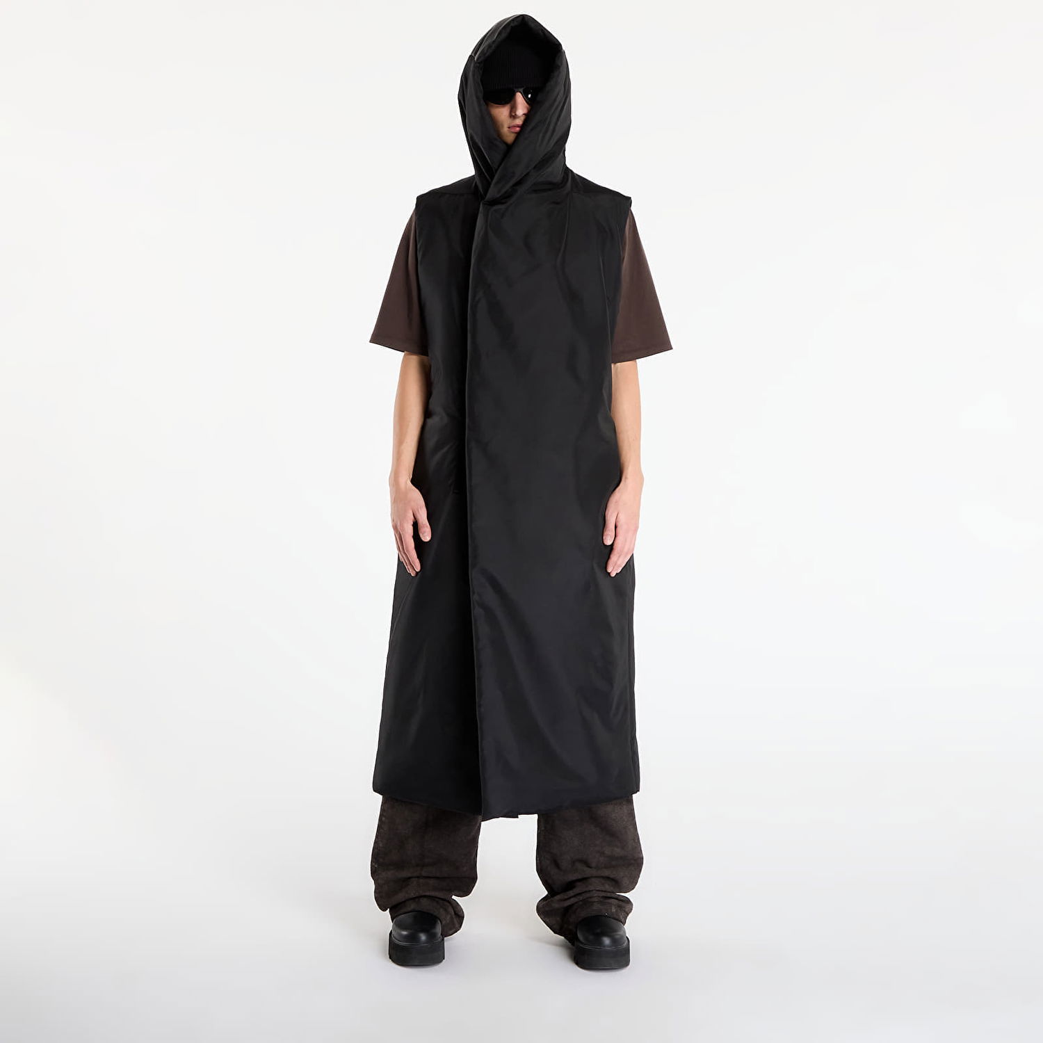 Пальто Rick Owens Rick Owens DRKSHDW Hooded Liner чорний | DU02E7972 NCV 09, 0
