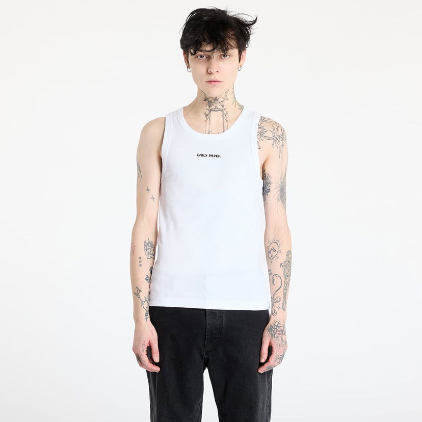 Безрукавка DAILY PAPER Daily Paper Dias Rib Tank Top білий | 2512031