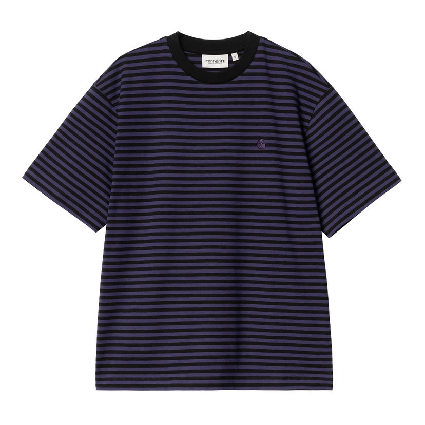 Футболка Carhartt WIP Short Sleeve Striped T-Shirt Фіолетовий | I033841_5