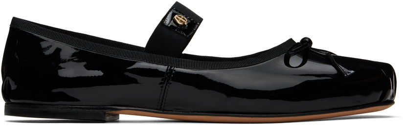 Кросівки та взуття Anine Bing ANINE BING Jolie Ballerina Flats чорний | A-14-10595-BLK1