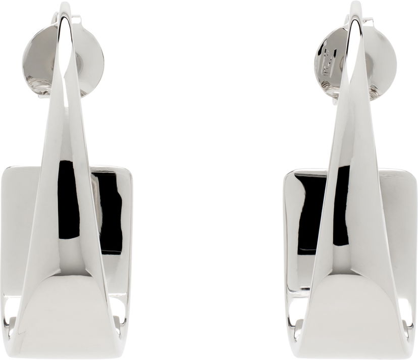 Сережки Courrèges Courrèges One Curved Earrings Металік | 125BBO075LA0001