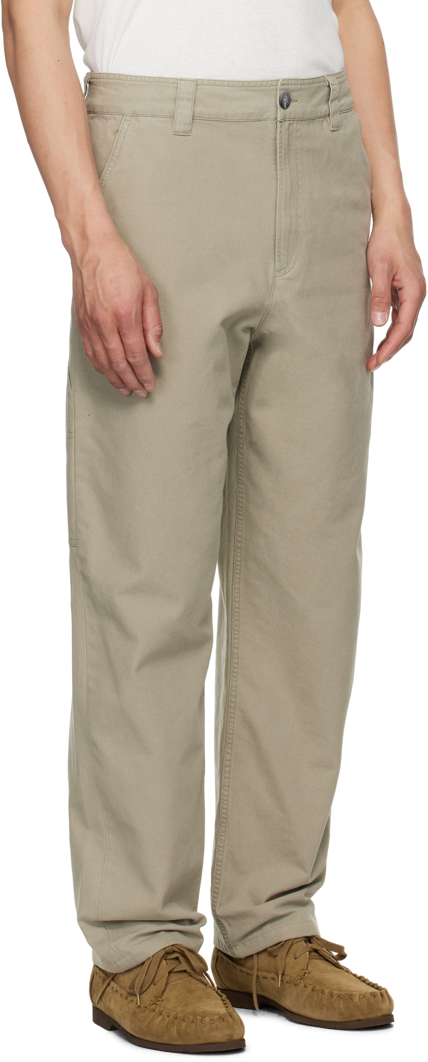 Штани карго A.P.C. A.P.C. Fergus Pants бежевий | COGBJ-M08500, 1