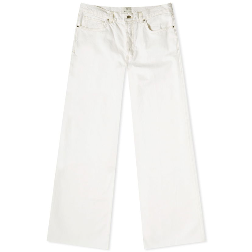 Джинси Anine Bing Hugh Ivory Wide Leg Jeans білий | A-06-7135-170