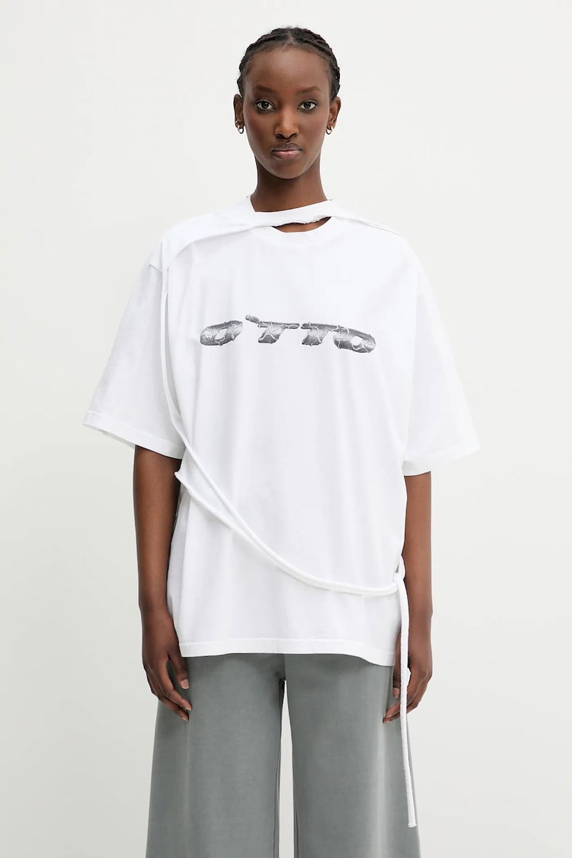 Футболка Ottolinger Ottolinger Oversized T-Shirt білий | 115.103415.01