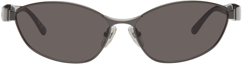 Сонцезахисні окуляри Balenciaga Miami Sunglasses Сірий | BB0356S-001