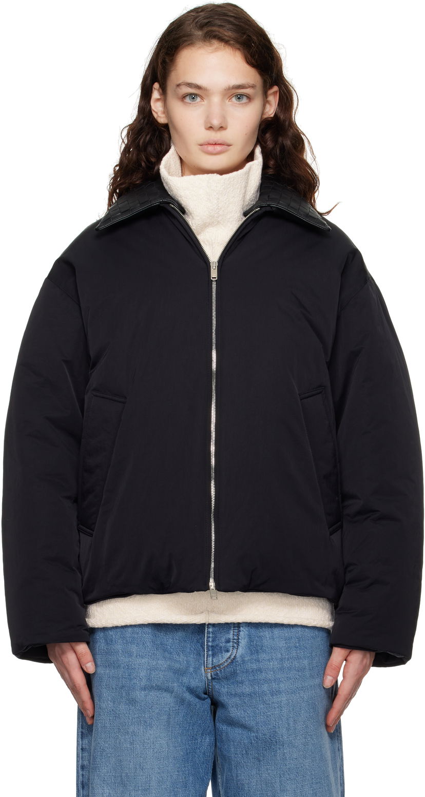 Пуховик Bottega Veneta Tech Nylon Down Jacket чорний | 809558 VF4K0