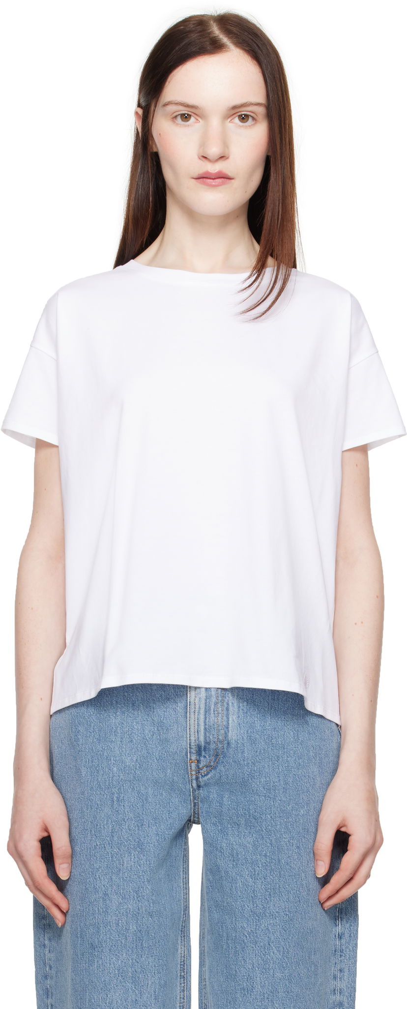 Футболка Loulou de Saison Loulou de Saison Basiluzzo T-Shirt білий | BASILUZZO