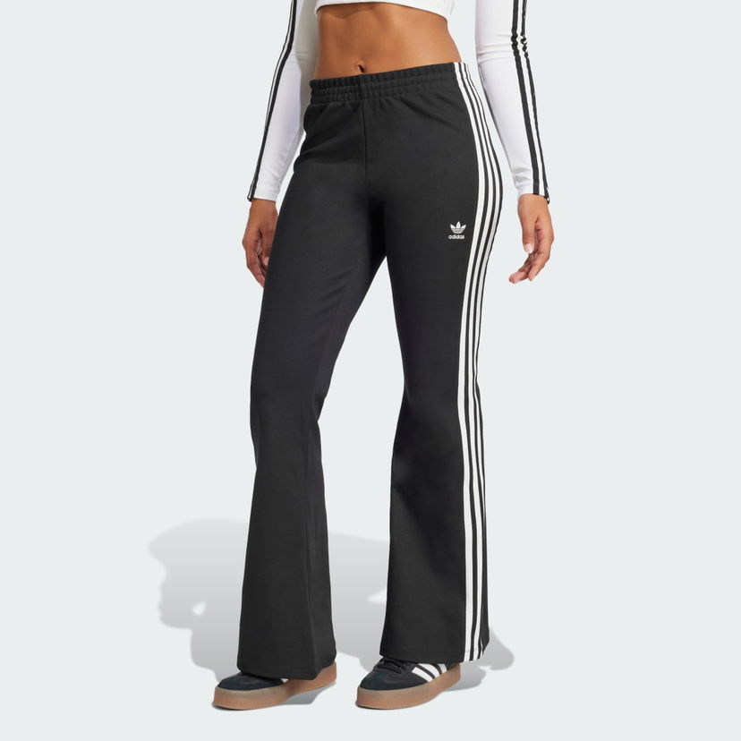 Спортивні штани adidas Performance Flared Track Pants With Side Stripes чорний | JC5783