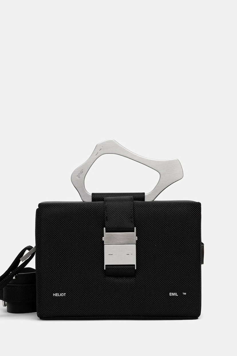 Сумочка HELIOT EMIL Heliot Emil Soft Shell Rectangular Bag чорний | SS25.14.036.BLK01.CO