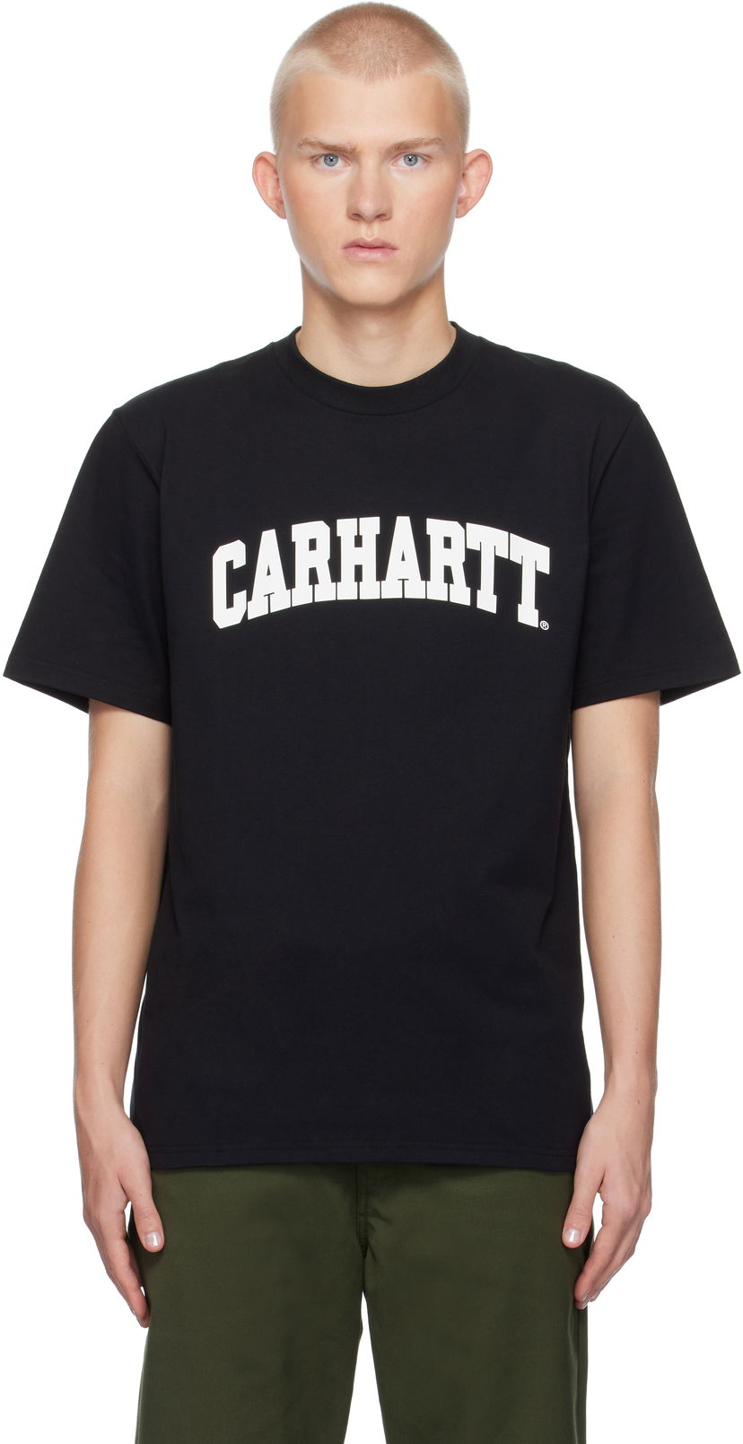 Футболка Carhartt WIP Black University T-Shirt чорний | I034851