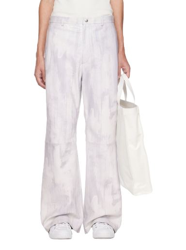 Штани Acne Studios x SSENSE Leather Trousers білий | CK0072-