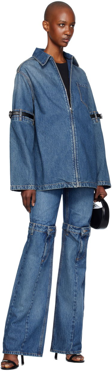 Куртка Coperni Denim Jacket With Open Elbows Синій | COPCH42252, 3