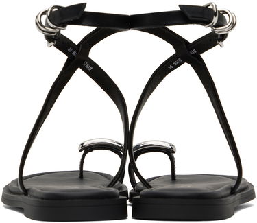 Кільце rag & bone Rag & Bone Geo Ring Sandals чорний | WFF24PF038LE38, 1