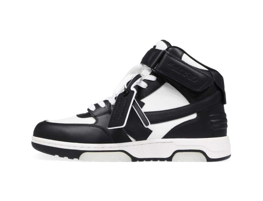 Кросівки та взуття Off-White Out Of Office Mid Top "Panda" чорний | OMIA259C99-LEA002-0110