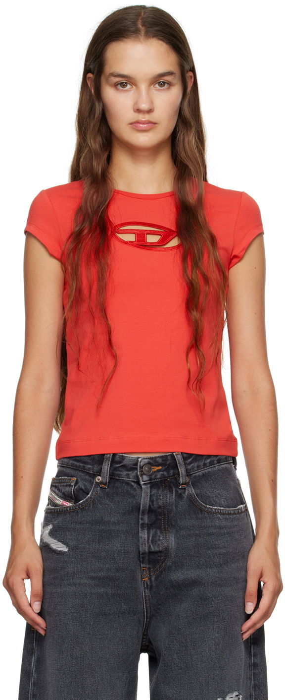 Футболка Diesel T-Angie T-Shirt Червоний | A06268 0AFAA