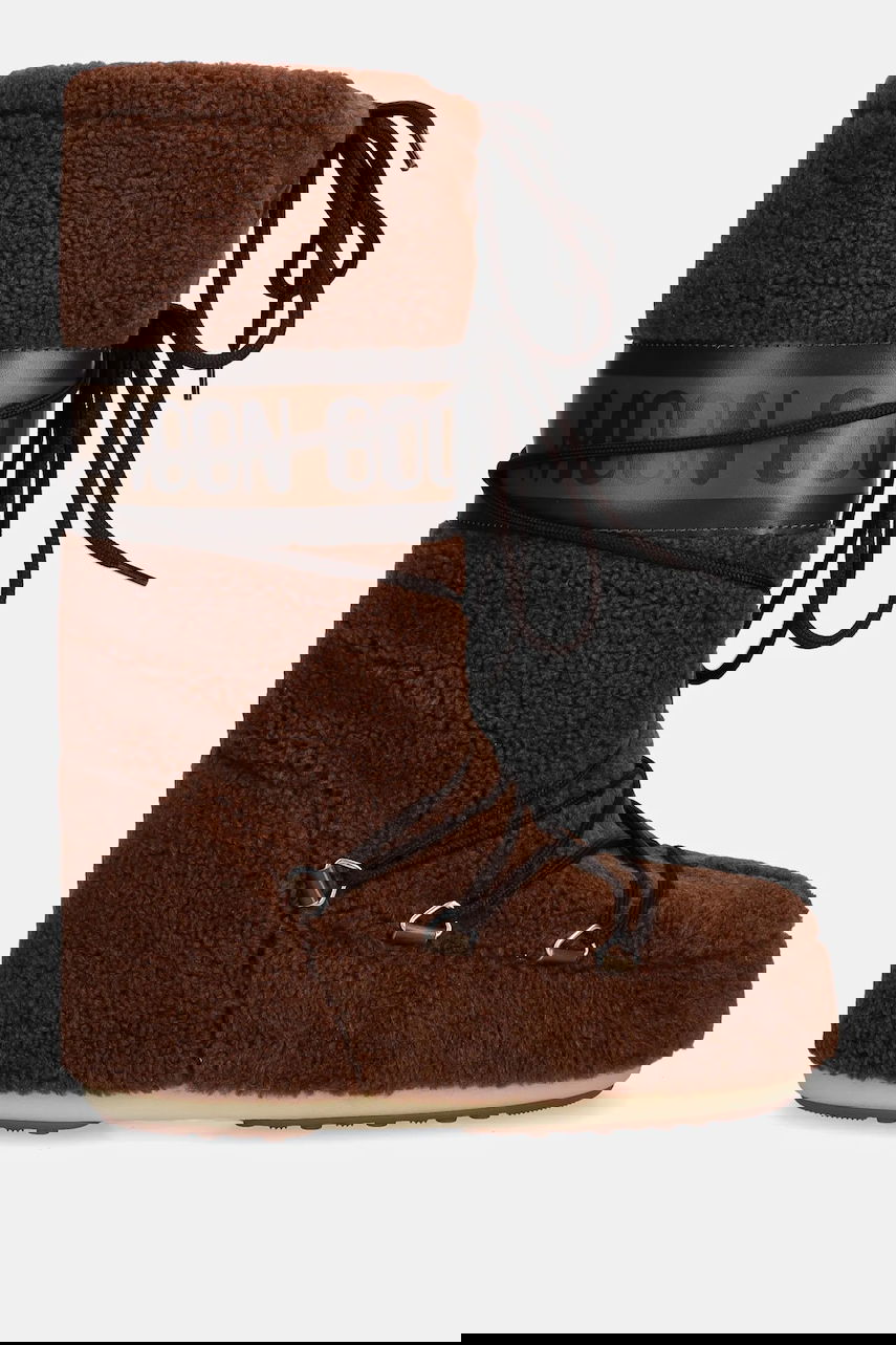 Кросівки та взуття Moon Boot MB ICON FLEECE Teddy Boots Коричневий | 80D1403080.M004, 1