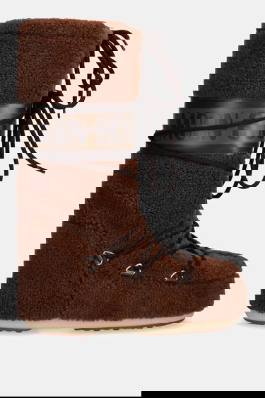 Кросівки та взуття Moon Boot MB ICON FLEECE Teddy Boots Коричневий | 80D1403080.M004, 1