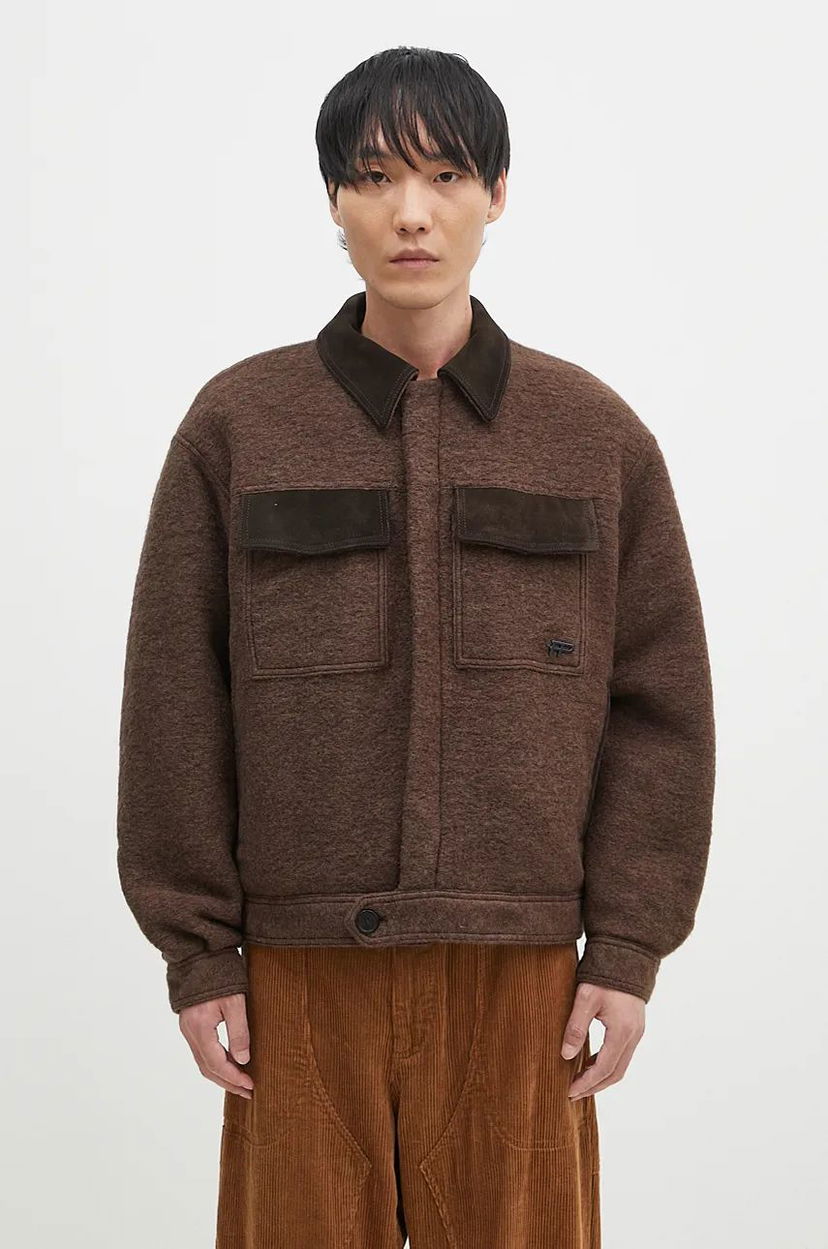 Куртка Filling Pieces Box Jacket Коричневий | 78614121933