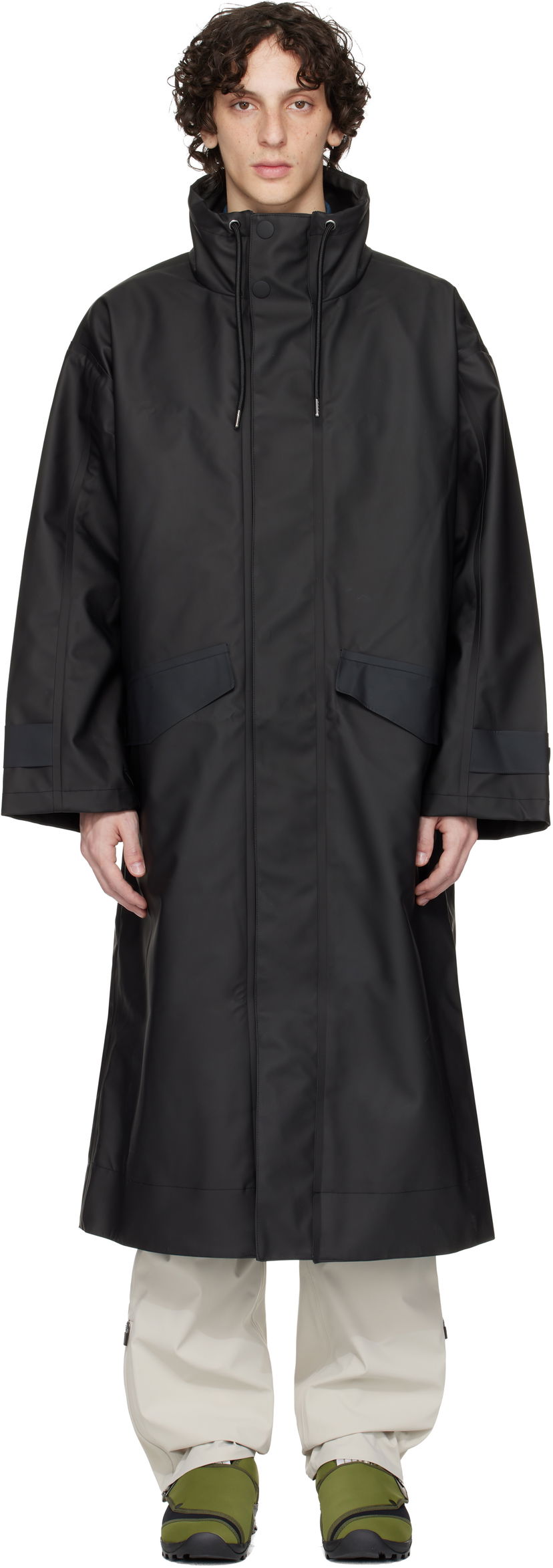 Дощовик Rains RAINS Vision Long Raincoat чорний | 17190