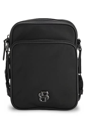 Сумка BOSS BOSS Twill Reporter Bag with Double B Monogram чорний | 50523462
