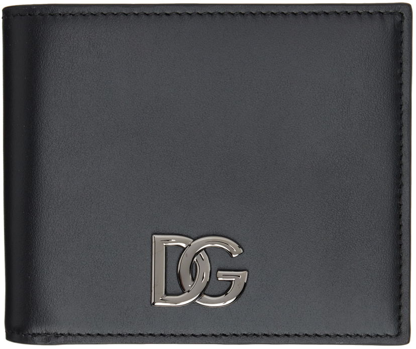 Гаманець Dolce & Gabbana Black Calfskin Wallet чорний | BP3102AW576