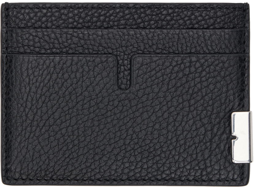 Гаманець Burberry Black B Cut Card Holder чорний | 8083754